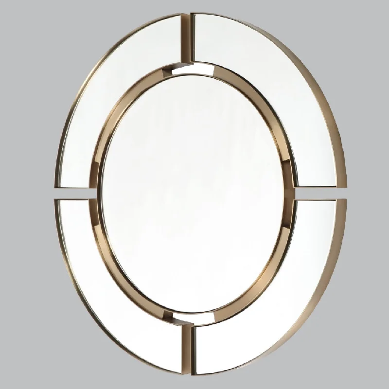Track lighting with a brushed nickel finishMoss Mirror