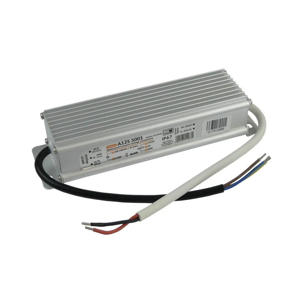 Modern track lighting with LED bulbsWaterbestendige LED Strip voeding IP67 150W