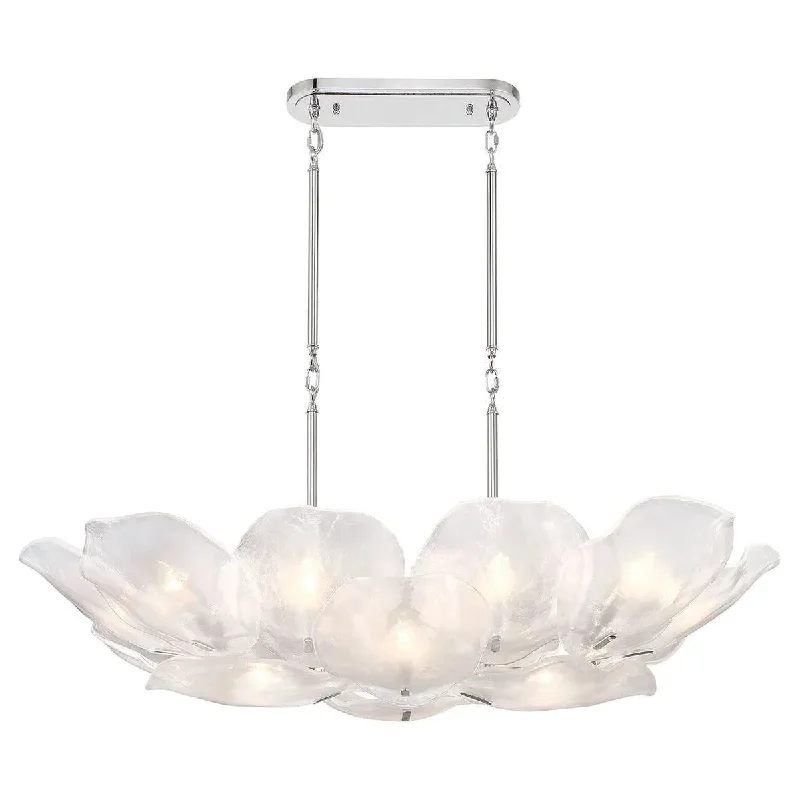 Track lighting for illuminating dining tablesCorato Island Chandelier