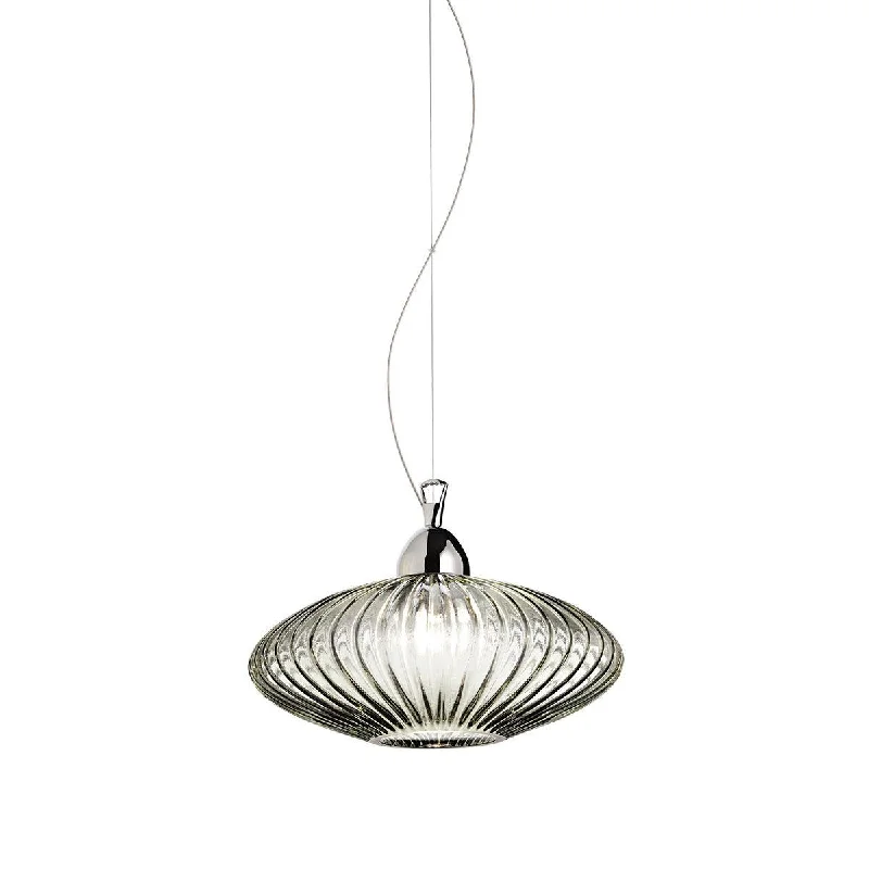 Industrial Lighting for Electronics ManufacturingLorella 12 in. Pendant Light Chrome Finish Smoke Shade Industrial Lighting for Electronics ManufacturingLorella 12 in. Pendant Light Chrome Finish Smoke Shade
