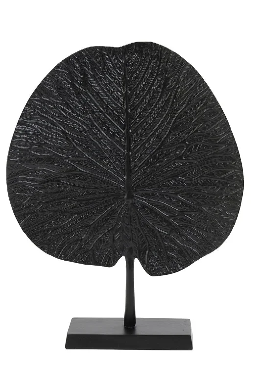 Industrial - style track lighting for loftsLeaf Ornament - Black/Antique Bronze Finish