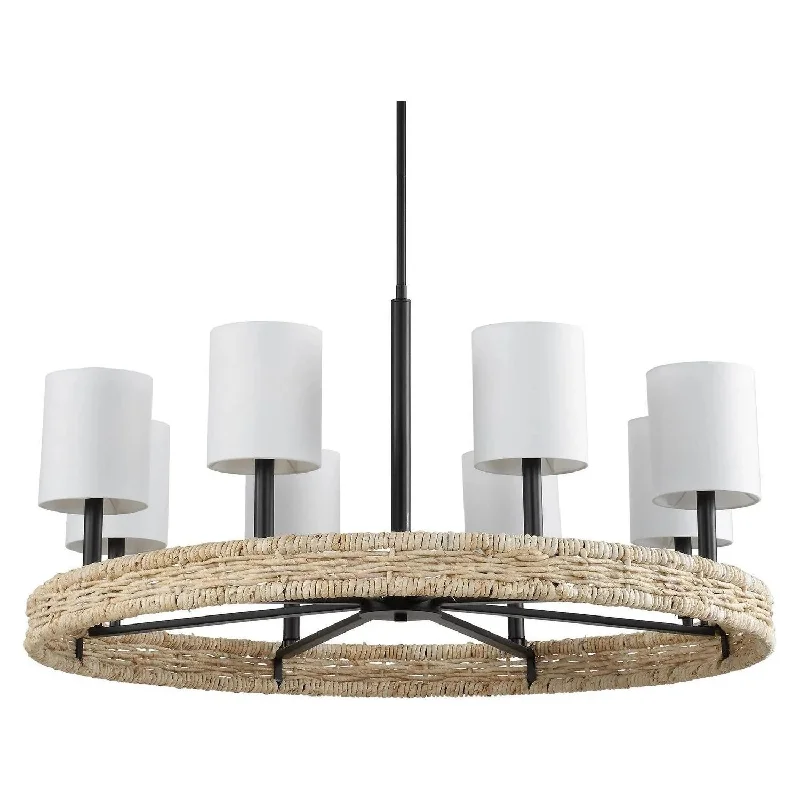 Outdoor - rated track lighting for patiosFaiyam Eight Light Chandelier