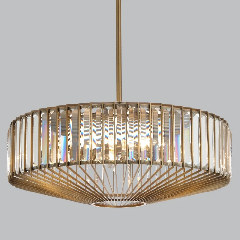 Track lighting with clear glass shadesRhea Nickel Pendant E14
