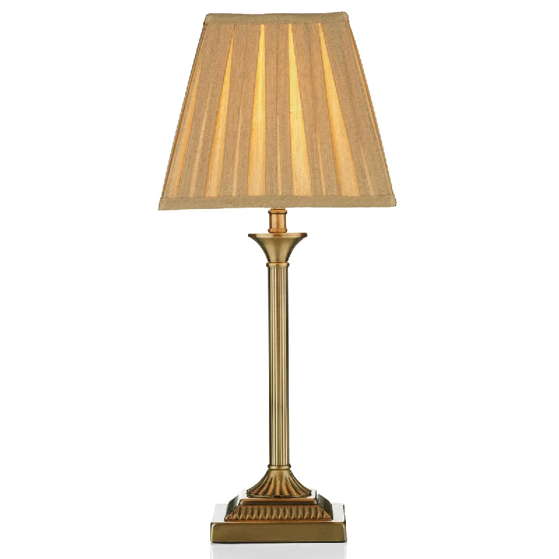 Track lighting for museums and galleriesTaylor Table Lamp Antique Brass With Shade E14 Track lighting for museums and galleriesTaylor Table Lamp Antique Brass With Shade E14