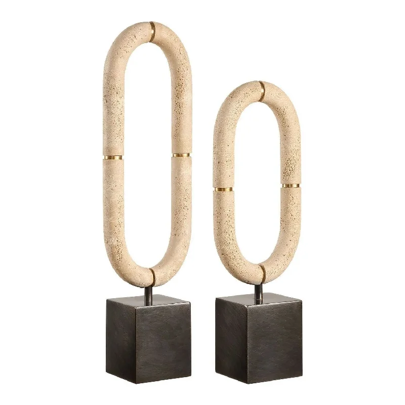 Track lighting with a long - lasting lifespanOval Fusion Sculptures Set/2