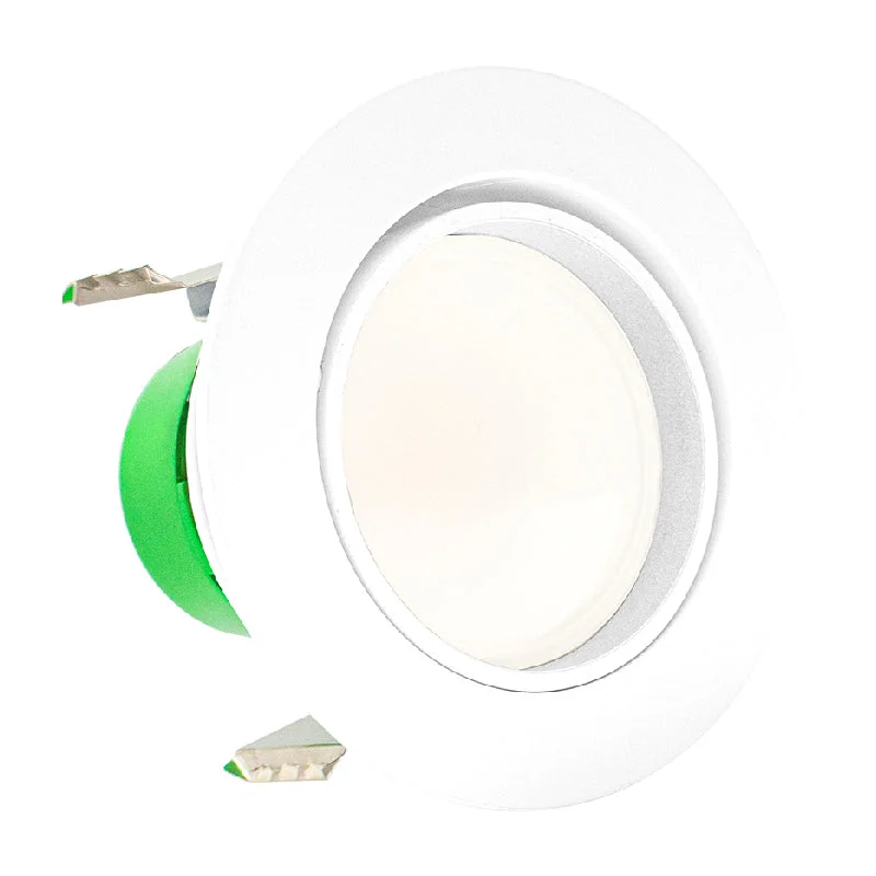 Waterproof Industrial Lighting for Wet AreasRDL4-ADJ 4" 8W LED Adjustable Baffle Recessed Trim, CCT Waterproof Industrial Lighting for Wet AreasRDL4-ADJ 4" 8W LED Adjustable Baffle Recessed Trim, CCT