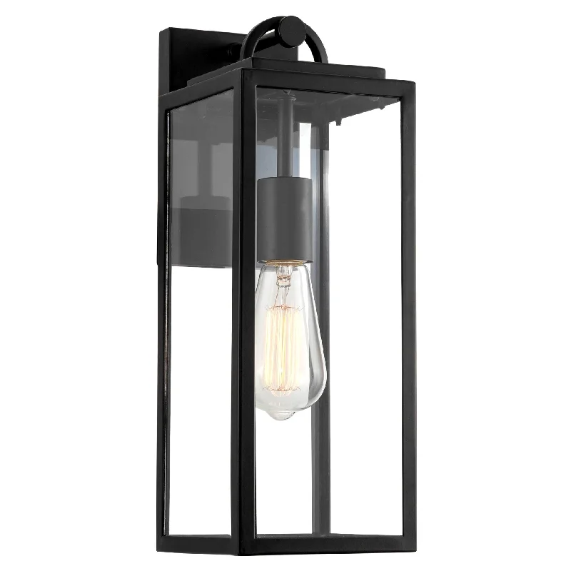 Industrial Pendant Lighting for Machine ShopsKira Home Damon 16" Industrial Farmhouse Weather Resistant Outdoor Wall Sconce + Clear Glass Shade + Black Finish Industrial Pendant Lighting for Machine ShopsKira Home Damon 16" Industrial Farmhouse Weather Resistant Outdoor Wall Sconce + Clear Glass Shade + Black Finish