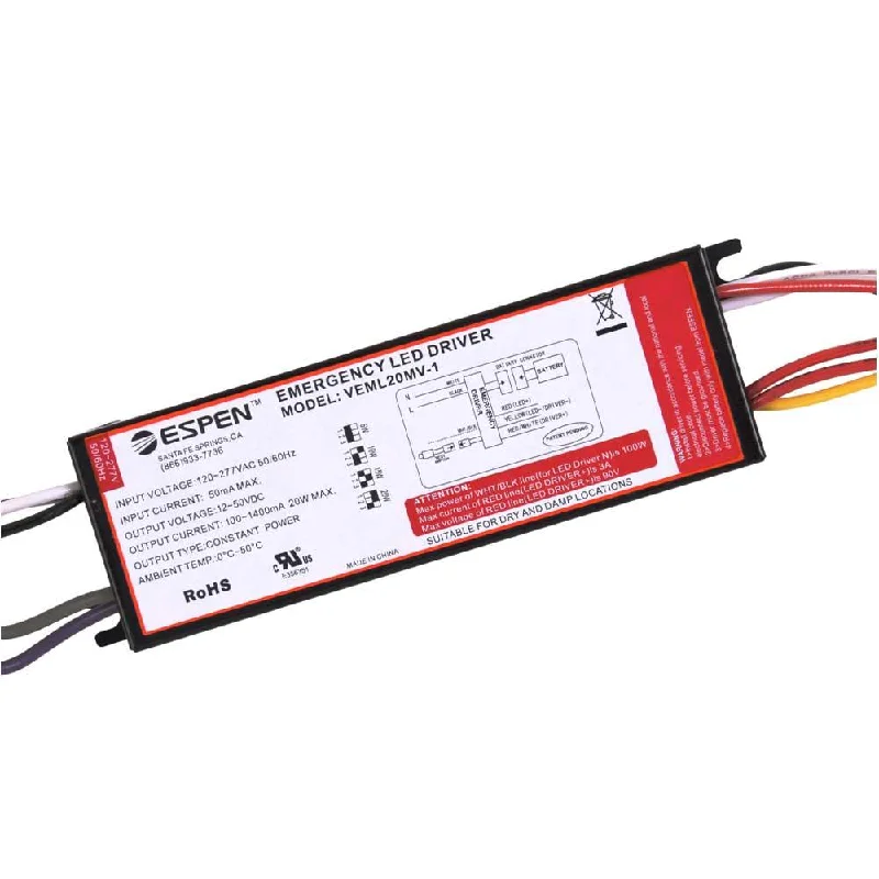 Industrial Flood Lighting for Outdoor Loading DocksLED Emergency Drivers, 20 Watts, 12-50V DC Output Industrial Flood Lighting for Outdoor Loading DocksLED Emergency Drivers, 20 Watts, 12-50V DC Output