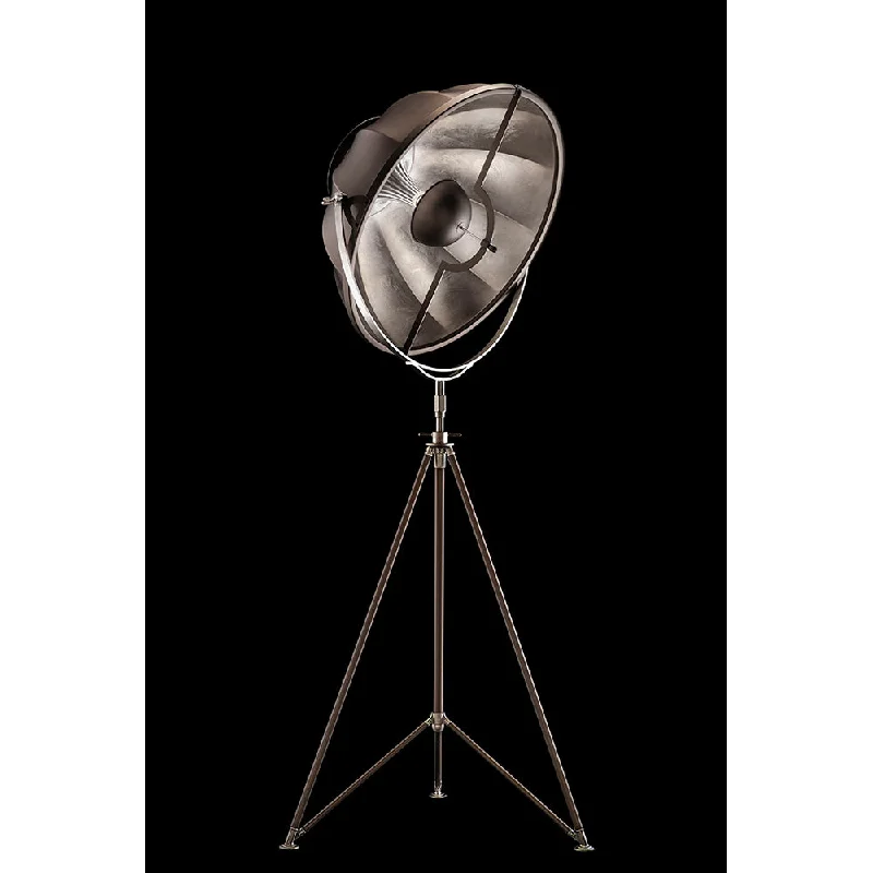 White track lighting for a clean lookFortuny DF76TRA Studio 76 Brown Stand Floor Lamp