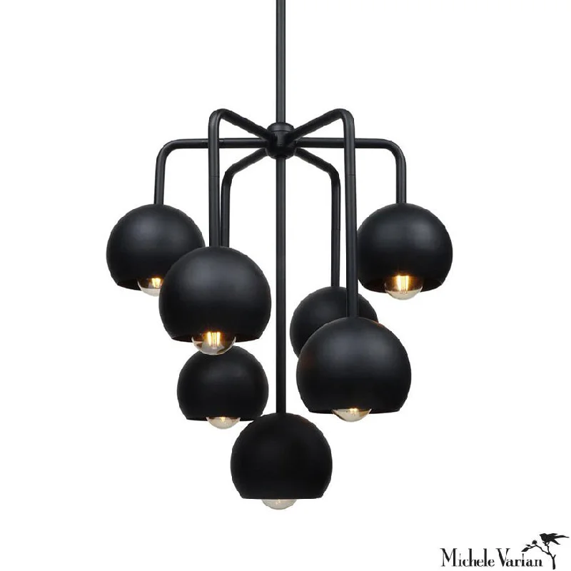 High - Bay LED Industrial Lighting for WarehousesBlack Septetable Bubble Pendant Light High - Bay LED Industrial Lighting for WarehousesBlack Septetable Bubble Pendant Light