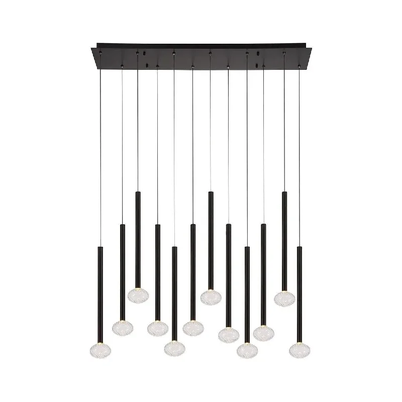 Track lighting for high - ceiling spacesSoffio LED Linear Chandelier