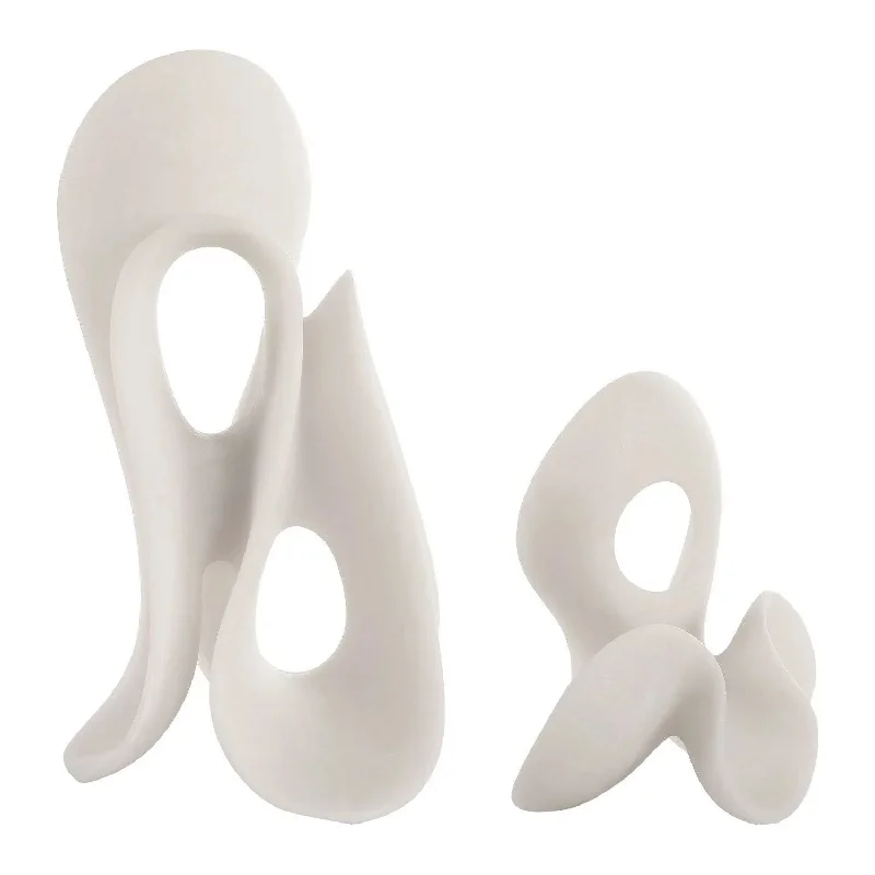 Track lighting for illuminating walkwaysSilent Wave Sculptures Set/2