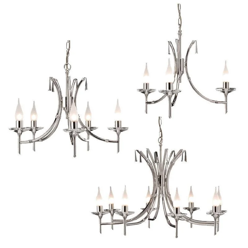 Incandescent Chandeliers for a Warm and Traditional GlowIncandescent Chandeliers for a Warm and Traditional GlowBrightwell 3Lt/5Lt/8Lt Chandelier G9 in Polished Nickel Elstead Lighting -ELS.BR3 -5 -8 NICKEL Incandescent Chandeliers for a Warm and Traditional GlowIncandescent Chandeliers for a Warm and Traditional GlowBrightwell 3Lt/5Lt/8Lt Chandelier G9 in Polished Nickel Elstead Lighting -ELS.BR3 -5 -8 NICKEL