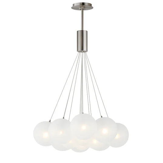 Chandeliers with Metal Frames in Silver FinishChandeliers with Metal Frames in Silver FinishBurst 12 Light LED Chandelier Chandeliers with Metal Frames in Silver FinishChandeliers with Metal Frames in Silver FinishBurst 12 Light LED Chandelier
