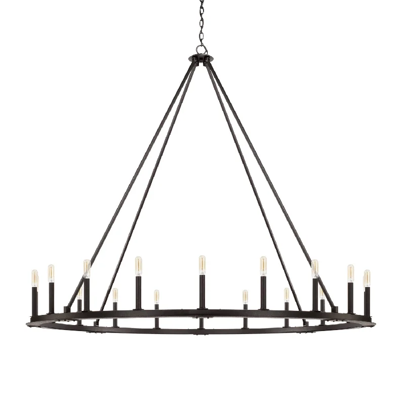 Small Chandeliers for Compact RoomsSmall Chandeliers for Compact RoomsCapital Pearson 4913BI Chandelier Light - Black Iron