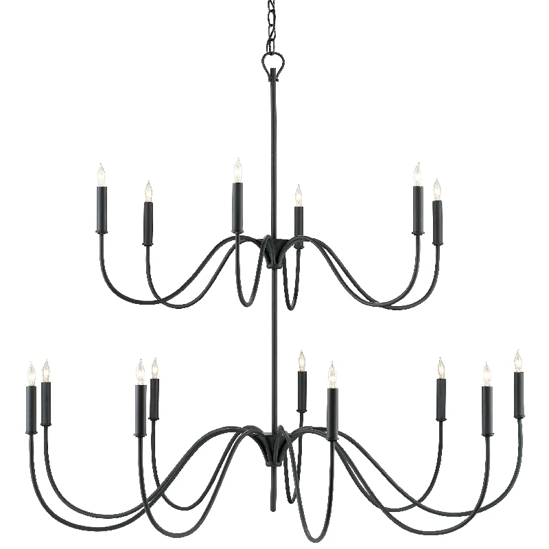 Incandescent Chandeliers for a Warm and Traditional GlowIncandescent Chandeliers for a Warm and Traditional GlowCurrey & Company Tirrell Medium Chandelier - 42"h x 45"dia