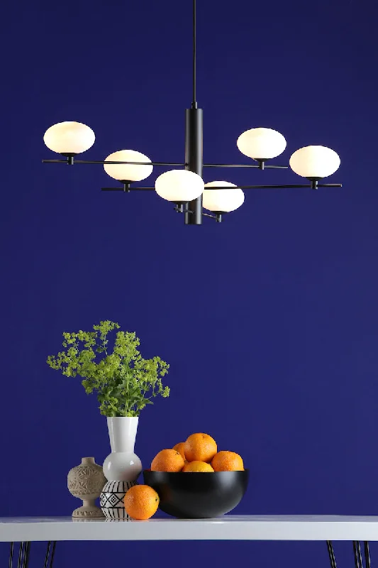 Minimalist Chandeliers for Sleek and Simple InteriorsMinimalist Chandeliers for Sleek and Simple InteriorsDar Jasper 6 Light Pendant Matt Black and Opal Glass Minimalist Chandeliers for Sleek and Simple InteriorsMinimalist Chandeliers for Sleek and Simple InteriorsDar Jasper 6 Light Pendant Matt Black and Opal Glass