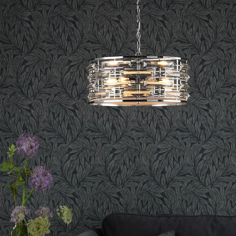Modern Crystal Chandeliers for Contemporary HomesModern Crystal Chandeliers for Contemporary HomesDar Seville 6 Light Pendant Crystal Polished Chrome