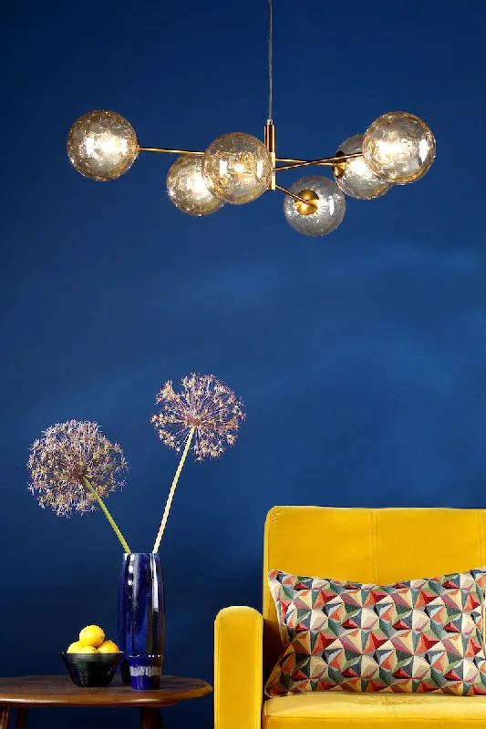 Ceiling - Mounted Chandeliers for Standard CeilingsCeiling - Mounted Chandeliers for Standard CeilingsDar Vignette 6 Light Pendant Aged Brass & Champagne Dimpled Glass Ceiling - Mounted Chandeliers for Standard CeilingsCeiling - Mounted Chandeliers for Standard CeilingsDar Vignette 6 Light Pendant Aged Brass & Champagne Dimpled Glass