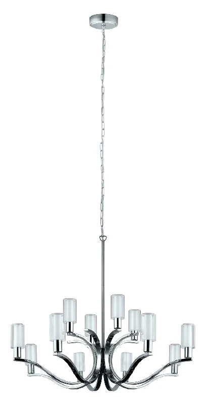 Chandeliers with Metal Frames in Silver FinishChandeliers with Metal Frames in Silver FinishEglo Varella 201513A Chandelier Light - Chrome