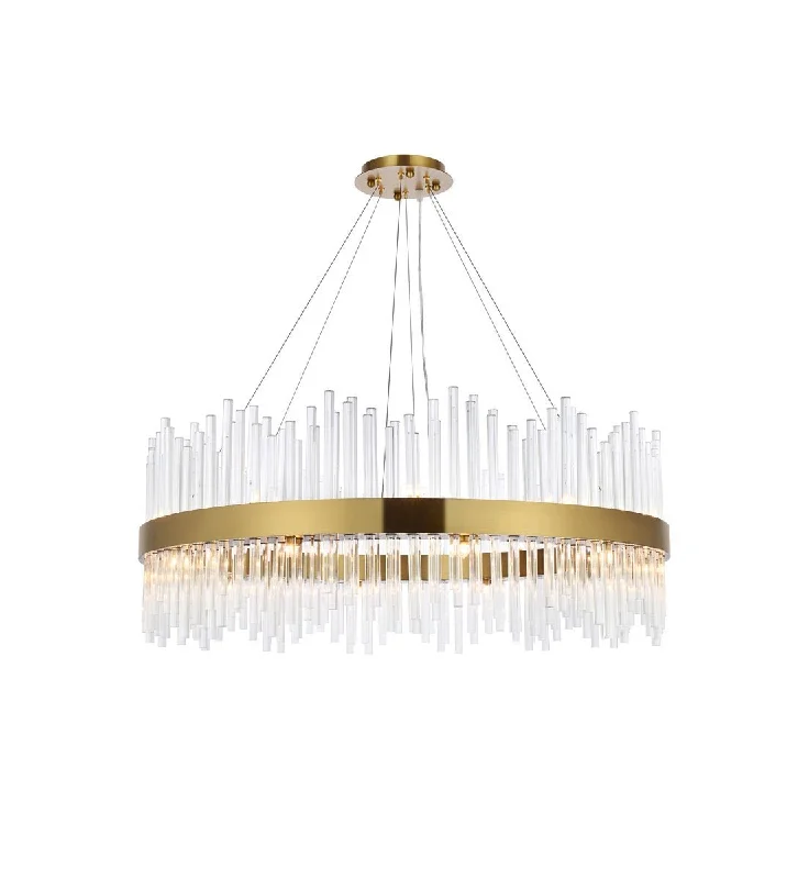 Chandeliers with Metal Frames in Gold FinishChandeliers with Metal Frames in Gold FinishDallas  Pendant