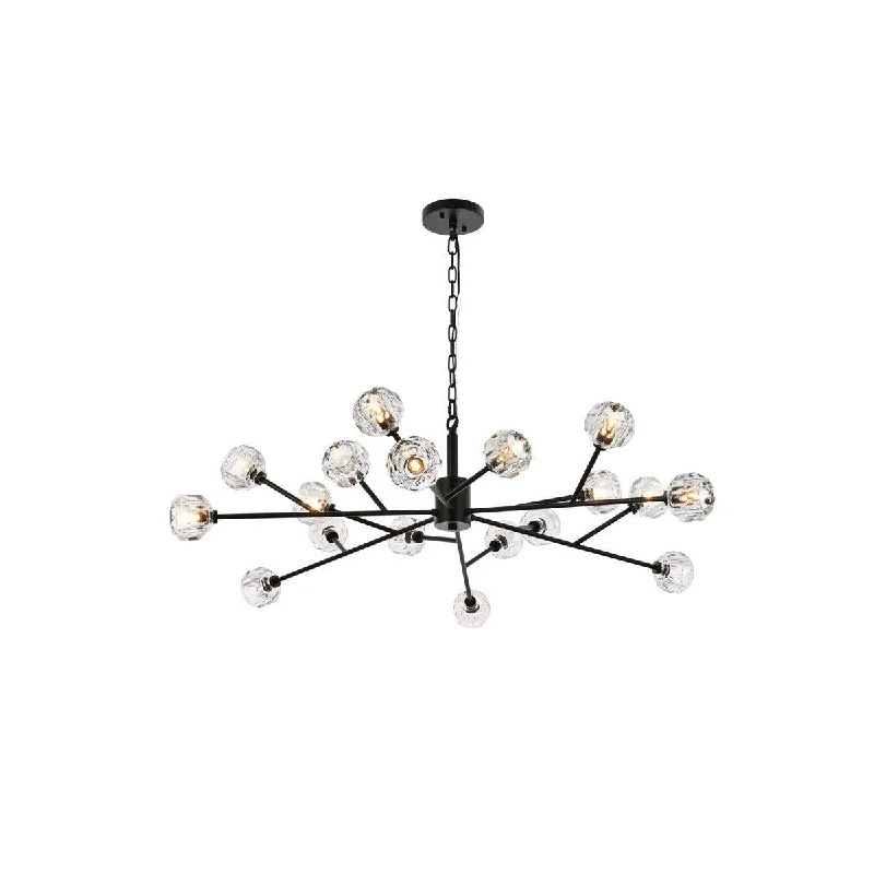 Chandeliers with Pendant Lights for a Stylish LookChandeliers with Pendant Lights for a Stylish LookElegant Graham 3509D48BK Pendant Light - Black And Clear Chandeliers with Pendant Lights for a Stylish LookChandeliers with Pendant Lights for a Stylish LookElegant Graham 3509D48BK Pendant Light - Black And Clear