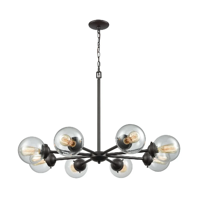 Chandeliers with Metal Frames in Copper FinishChandeliers with Metal Frames in Copper FinishElk Home Beckett Oiled Bronze With Clear Glass 8 Light Chandelier Chandeliers with Metal Frames in Copper FinishChandeliers with Metal Frames in Copper FinishElk Home Beckett Oiled Bronze With Clear Glass 8 Light Chandelier