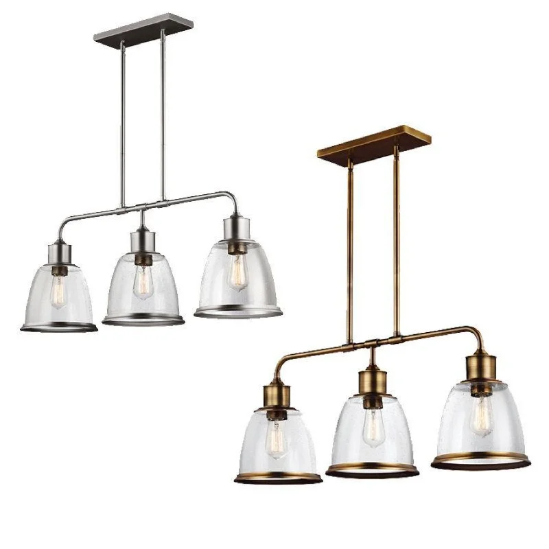 Chandeliers with Metal Frames in Gold FinishChandeliers with Metal Frames in Gold FinishHobson 3lt Island Chandelier E27 in Aged Brass / Satin Nickel Elstead Lighting - ELS.FE-HOBSON-3P Chandeliers with Metal Frames in Gold FinishChandeliers with Metal Frames in Gold FinishHobson 3lt Island Chandelier E27 in Aged Brass / Satin Nickel Elstead Lighting - ELS.FE-HOBSON-3P