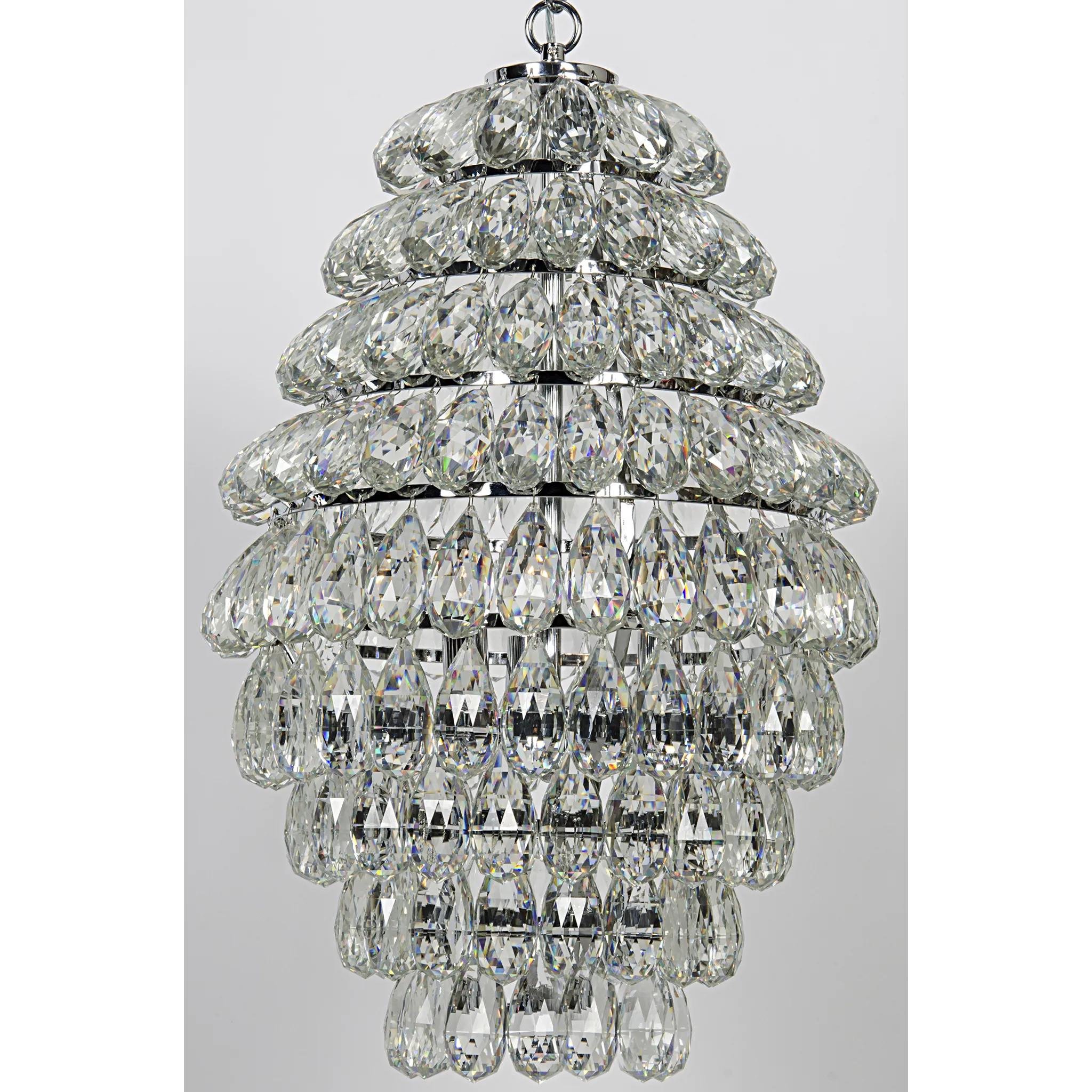 Victorian - Inspired Chandeliers with Ornate DetailsVictorian - Inspired Chandeliers with Ornate DetailsIllumination Chandelier, Chrome Finish and Glass Victorian - Inspired Chandeliers with Ornate DetailsVictorian - Inspired Chandeliers with Ornate DetailsIllumination Chandelier, Chrome Finish and Glass