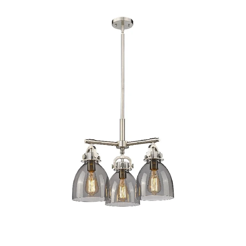 Victorian - Inspired Chandeliers with Ornate DetailsVictorian - Inspired Chandeliers with Ornate DetailsInnovations Downtown Urban 410-3CR-SN-G412-7SM Pendant Light - Satin Nickel Victorian - Inspired Chandeliers with Ornate DetailsVictorian - Inspired Chandeliers with Ornate DetailsInnovations Downtown Urban 410-3CR-SN-G412-7SM Pendant Light - Satin Nickel