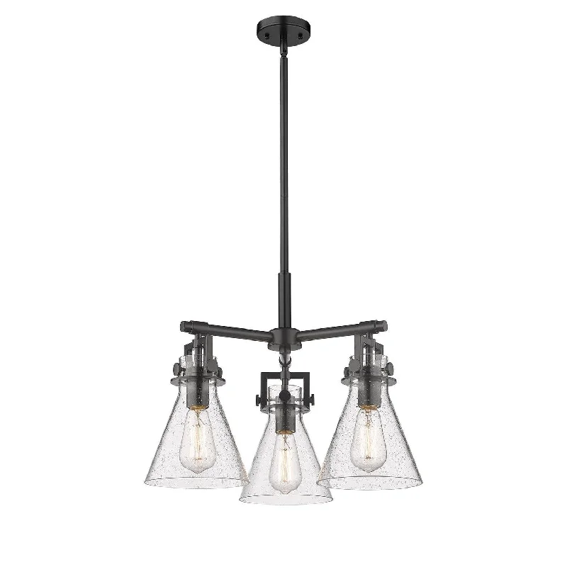 Chandeliers with Metal Frames in Black FinishChandeliers with Metal Frames in Black FinishInnovations Downtown Urban 411-3CR-BK-G411-7SDY Pendant Light - Matte Black Chandeliers with Metal Frames in Black FinishChandeliers with Metal Frames in Black FinishInnovations Downtown Urban 411-3CR-BK-G411-7SDY Pendant Light - Matte Black