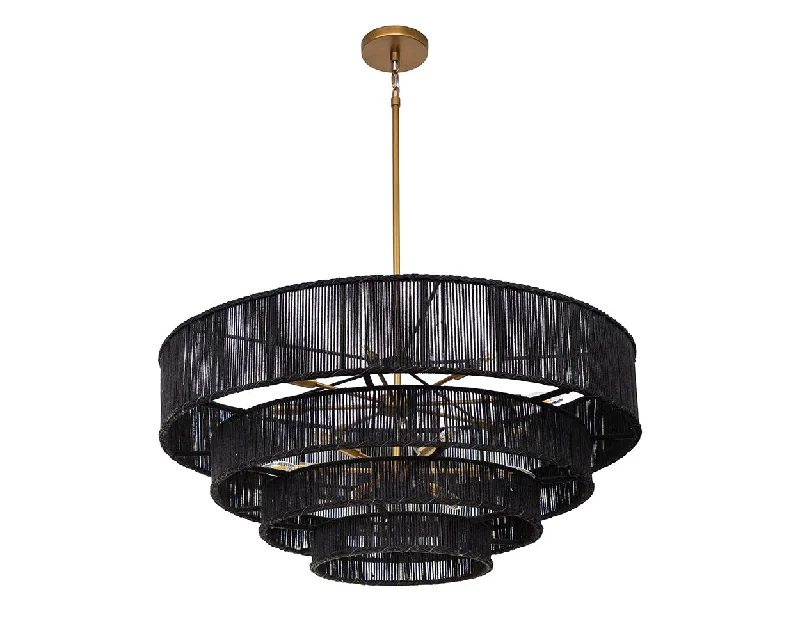 Chandeliers for Low Ceilings to Avoid OvercrowdingChandeliers for Low Ceilings to Avoid OvercrowdingLumina Chandelier - Black Jute Chandeliers for Low Ceilings to Avoid OvercrowdingChandeliers for Low Ceilings to Avoid OvercrowdingLumina Chandelier - Black Jute