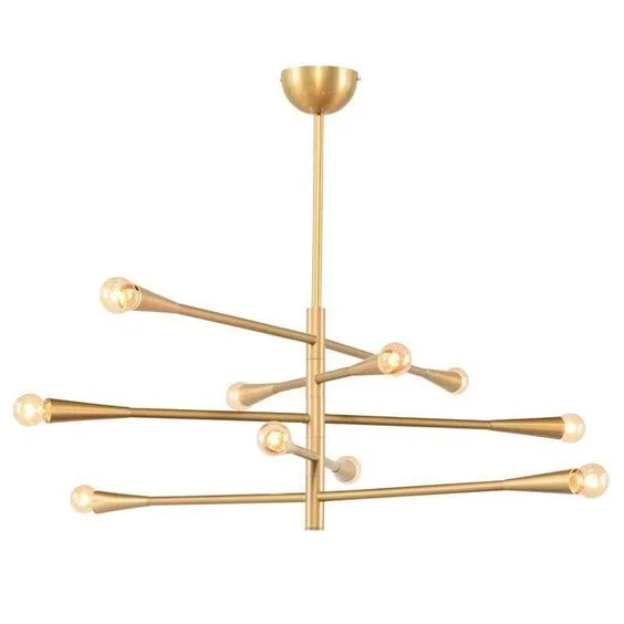 Mid - Century Modern Chandeliers for Vintage AppealMid - Century Modern Chandeliers for Vintage AppealModern Handcrafted Brass 10 Lights Orion Sputnik Chandelier Mid - Century Modern Chandeliers for Vintage AppealMid - Century Modern Chandeliers for Vintage AppealModern Handcrafted Brass 10 Lights Orion Sputnik Chandelier