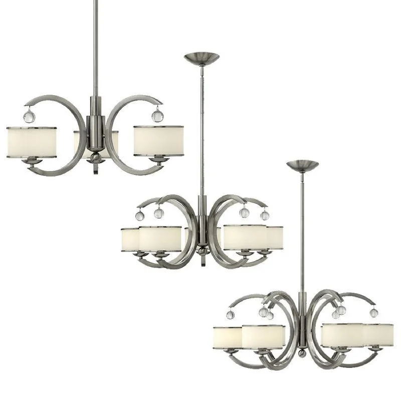 Chandeliers with Clear Crystal for a Sparkling EffectChandeliers with Clear Crystal for a Sparkling EffectMonaco 3Lt/5Lt/6Lt Chandelier E14 in Brushed Nickel Elstead Lighting - ELS.HK-MONACO Chandeliers with Clear Crystal for a Sparkling EffectChandeliers with Clear Crystal for a Sparkling EffectMonaco 3Lt/5Lt/6Lt Chandelier E14 in Brushed Nickel Elstead Lighting - ELS.HK-MONACO