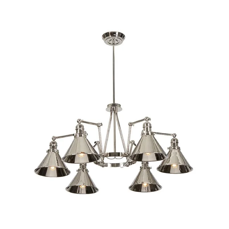 Chandeliers with Dimmable Lights for Ambiance ControlChandeliers with Dimmable Lights for Ambiance ControlProvence Chandelier 6Lt E27 in Polished Nickel Elstead Lighting - ELS.PV6-PN Chandeliers with Dimmable Lights for Ambiance ControlChandeliers with Dimmable Lights for Ambiance ControlProvence Chandelier 6Lt E27 in Polished Nickel Elstead Lighting - ELS.PV6-PN