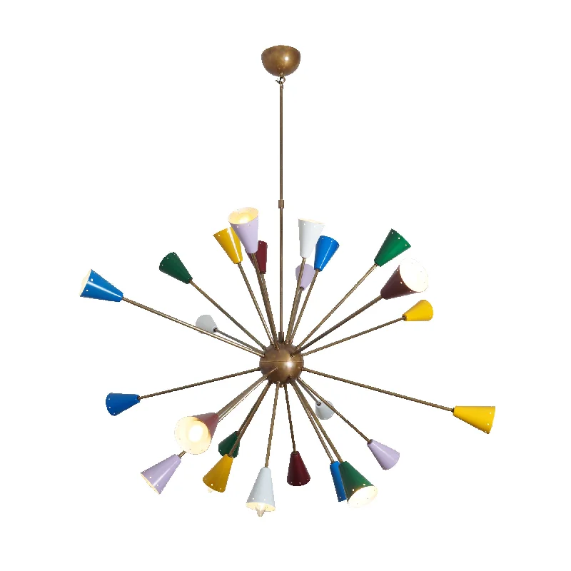 Chandeliers for High Ceilings to Fill Vertical SpaceChandeliers for High Ceilings to Fill Vertical SpaceStilnovo Multi Color Mid Century Italian Brass Sputnik Chandelier 45"D Chandeliers for High Ceilings to Fill Vertical SpaceChandeliers for High Ceilings to Fill Vertical SpaceStilnovo Multi Color Mid Century Italian Brass Sputnik Chandelier 45"D
