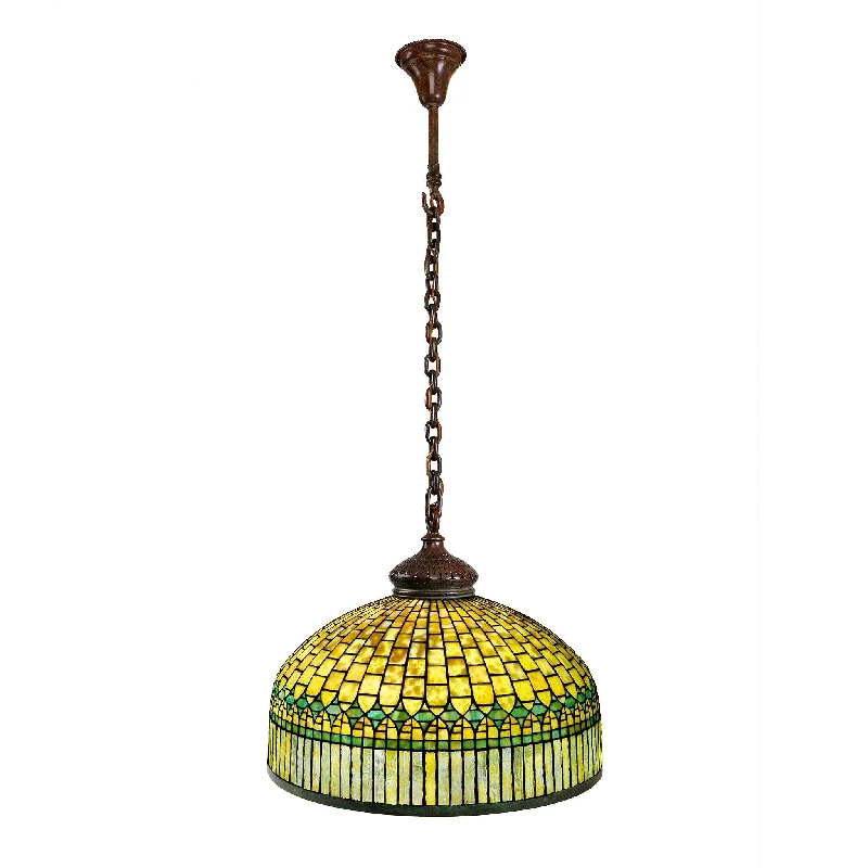 Chandeliers with Adjustable Height for Custom InstallationChandeliers with Adjustable Height for Custom InstallationTiffany Studios New York "Curtain Border" Chandelier Chandeliers with Adjustable Height for Custom InstallationChandeliers with Adjustable Height for Custom InstallationTiffany Studios New York "Curtain Border" Chandelier