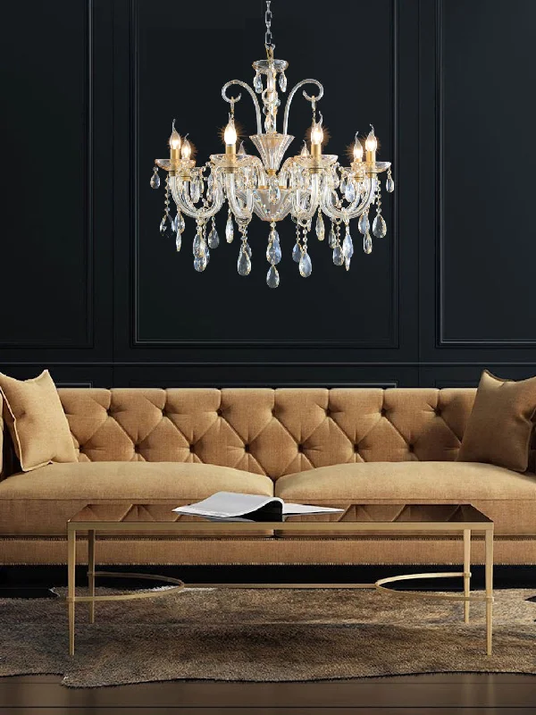 Art Deco Chandeliers for a Retro - Glam LookArt Deco Chandeliers for a Retro - Glam LookVirginia 8-Lamp Chandelier