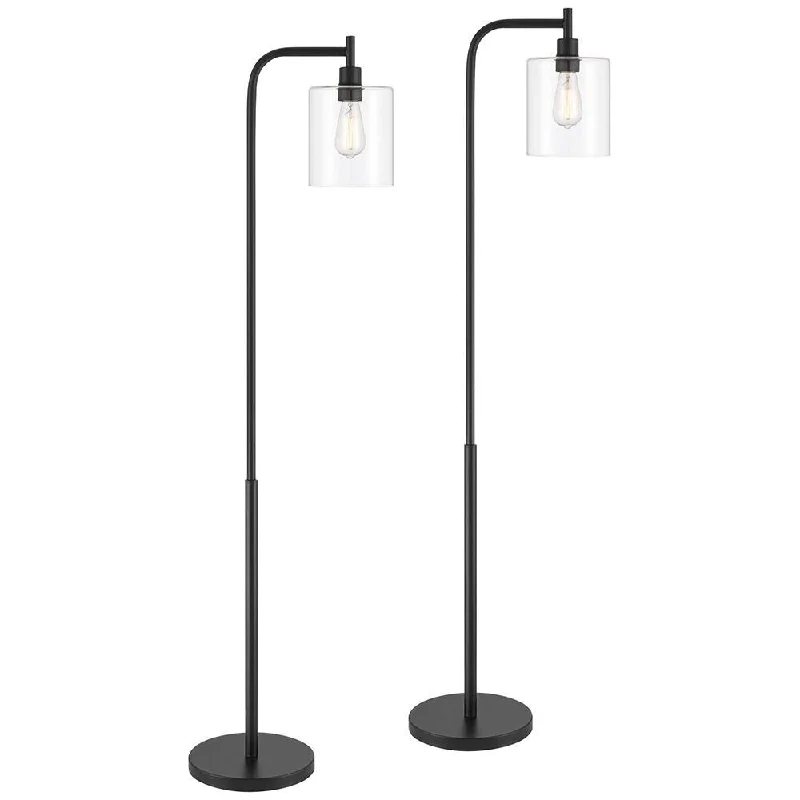 Metal Floor Lamp with a Matte Black Finish for a Sleek LookMetal Floor Lamp with a Matte Black Finish for a Sleek Look360 Lighting 62" Black and Glass Downbridge Floor Lamps Set of 2 - 11" x 62" Metal Floor Lamp with a Matte Black Finish for a Sleek LookMetal Floor Lamp with a Matte Black Finish for a Sleek Look360 Lighting 62" Black and Glass Downbridge Floor Lamps Set of 2 - 11" x 62"