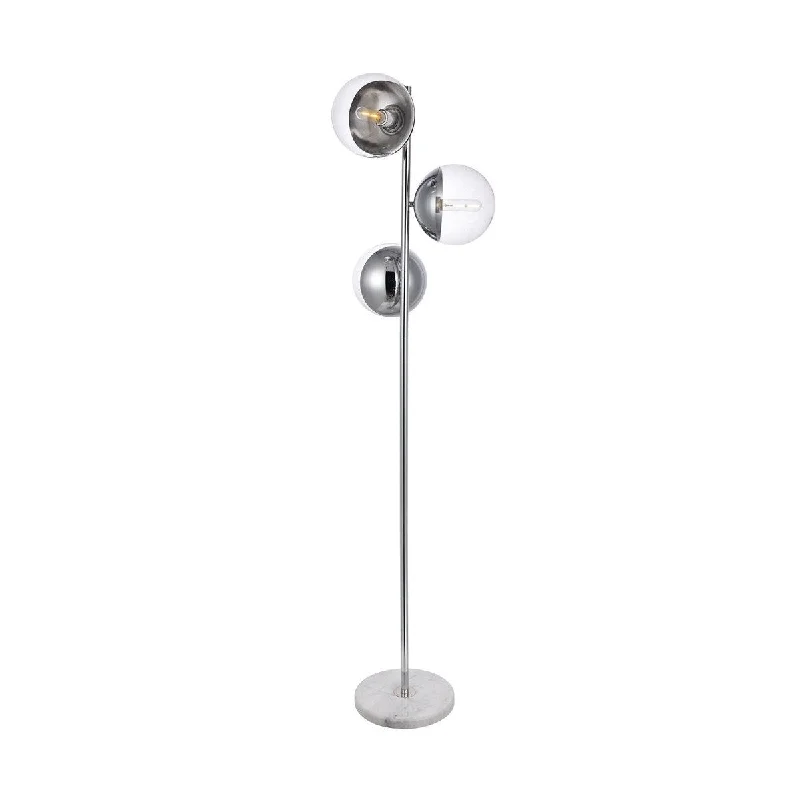 Way Switch Floor Lamp for Multiple Light Intensity Levels Way Switch Floor Lamp for Multiple Light Intensity LevelsElegant Lighting LD6161C Eclipse Lamp Chrome And Clear Way Switch Floor Lamp for Multiple Light Intensity Levels Way Switch Floor Lamp for Multiple Light Intensity LevelsElegant Lighting LD6161C Eclipse Lamp Chrome And Clear