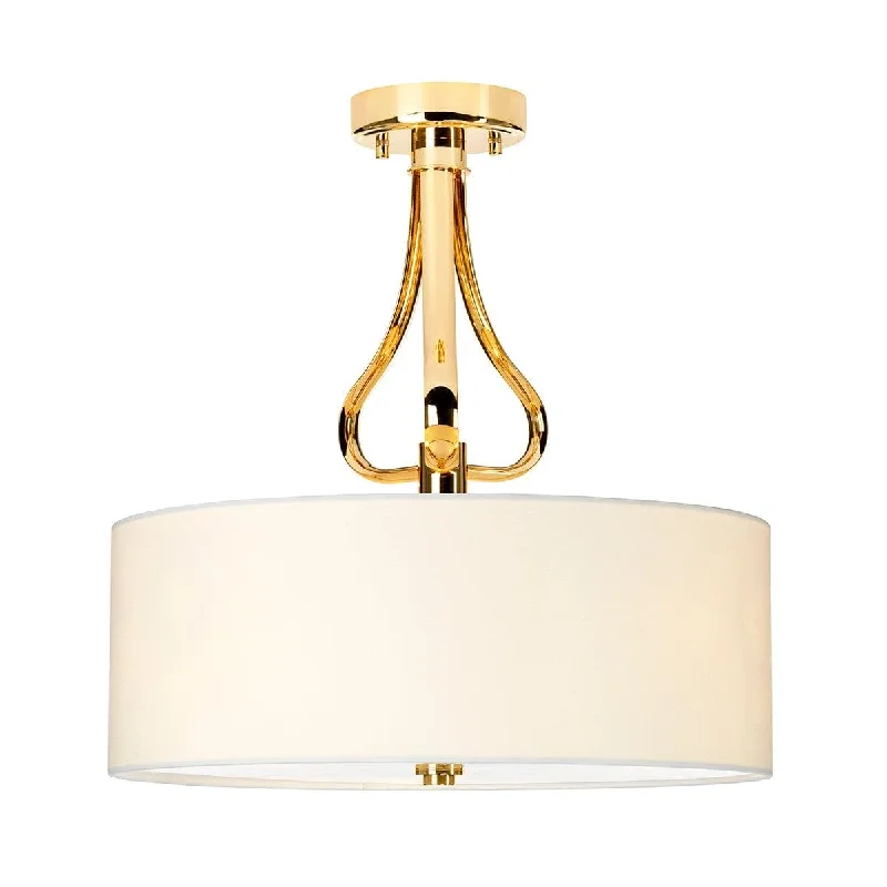 Bohemian Inspired Floor Lamp for Eclectic Home DecorBohemian Inspired Floor Lamp for Eclectic Home DecorElstead Falmouth 3 Light Semi Flush Gold Bathroom Light