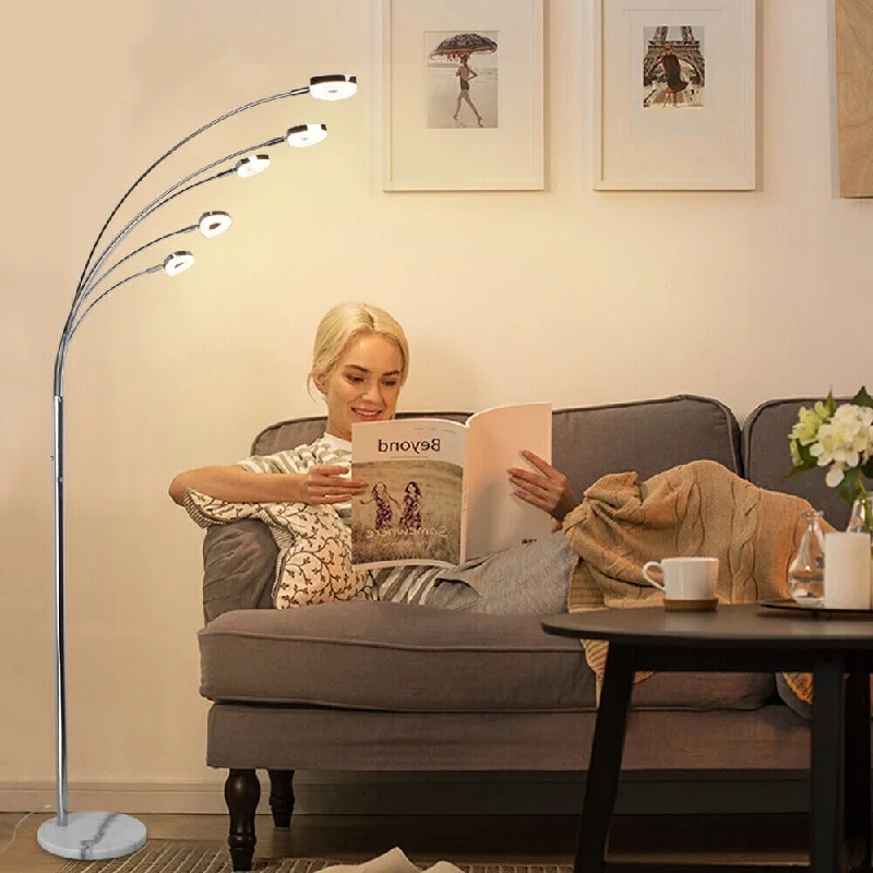 Glass Floor Lamp with Frosted Shades for Soft Diffused LightGlass Floor Lamp with Frosted Shades for Soft Diffused LightFloor Lamps Living Room Lighting Reading Dimmable Led Multi Heads - 5 Glass Floor Lamp with Frosted Shades for Soft Diffused LightGlass Floor Lamp with Frosted Shades for Soft Diffused LightFloor Lamps Living Room Lighting Reading Dimmable Led Multi Heads - 5