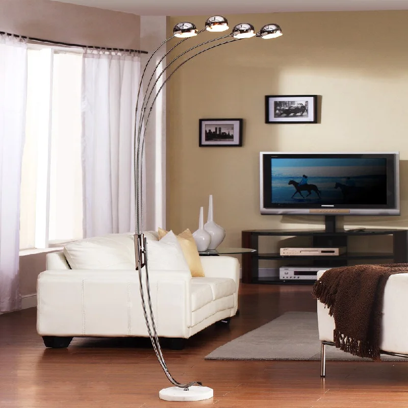 Glass Floor Lamp with Frosted Shades for Soft Diffused LightGlass Floor Lamp with Frosted Shades for Soft Diffused LightModern Chrome Metal Arch Lamp by iNSPIRE Q Classic Glass Floor Lamp with Frosted Shades for Soft Diffused LightGlass Floor Lamp with Frosted Shades for Soft Diffused LightModern Chrome Metal Arch Lamp by iNSPIRE Q Classic