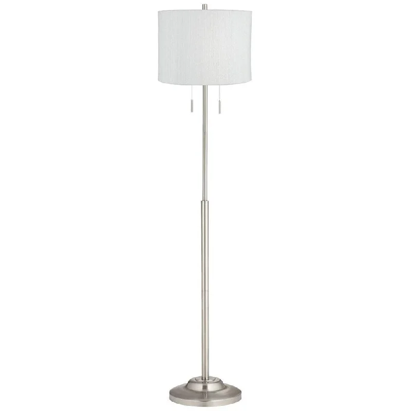 USB Charging Port Floor Lamp for Convenient Device ChargingUSB Charging Port Floor Lamp for Convenient Device ChargingModern Floor Lamp 66" Tall Brushed Nickel White Weave Drum Shade - 15" x 66" USB Charging Port Floor Lamp for Convenient Device ChargingUSB Charging Port Floor Lamp for Convenient Device ChargingModern Floor Lamp 66" Tall Brushed Nickel White Weave Drum Shade - 15" x 66"