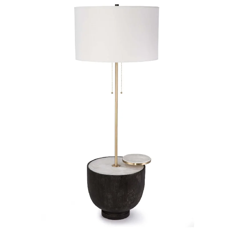 Smart Floor Lamp with Voice Control and Bluetooth ConnectivitySmart Floor Lamp with Voice Control and Bluetooth ConnectivityRegina Andrew 14-1021 Modern Theo Lamp Ebony