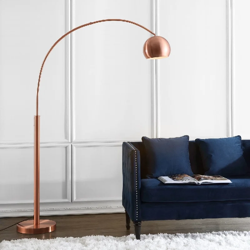 Bohemian Inspired Floor Lamp for Eclectic Home DecorBohemian Inspired Floor Lamp for Eclectic Home DecorSAFAVIEH Lighting Charlene 70-inch Copper Led Floor Lamp - 12" x 12" x 70" - 12Wx12Dx70H