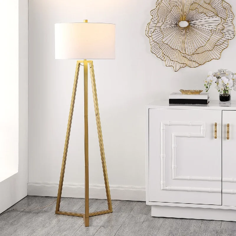Wood Floor Lamp with Natural Grain for a Warm and Organic FeelWood Floor Lamp with Natural Grain for a Warm and Organic FeelSAFAVIEH Lighting Darlene 64-inch Floor Lamp - 19" W x 19" D x 64" H - Gold - 19Wx19Dx64H Wood Floor Lamp with Natural Grain for a Warm and Organic FeelWood Floor Lamp with Natural Grain for a Warm and Organic FeelSAFAVIEH Lighting Darlene 64-inch Floor Lamp - 19" W x 19" D x 64" H - Gold - 19Wx19Dx64H