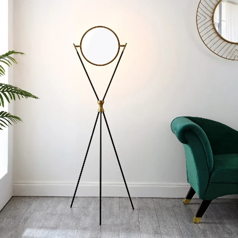 Metal Floor Lamp with a Matte Black Finish for a Sleek LookMetal Floor Lamp with a Matte Black Finish for a Sleek LookSAFAVIEH Lighting Earlene 61-inch Tripod Floor Lamp - 22 In. W x 22 In. D x 61 In. H - Black/Gold - 22Wx22Dx61H Metal Floor Lamp with a Matte Black Finish for a Sleek LookMetal Floor Lamp with a Matte Black Finish for a Sleek LookSAFAVIEH Lighting Earlene 61-inch Tripod Floor Lamp - 22 In. W x 22 In. D x 61 In. H - Black/Gold - 22Wx22Dx61H
