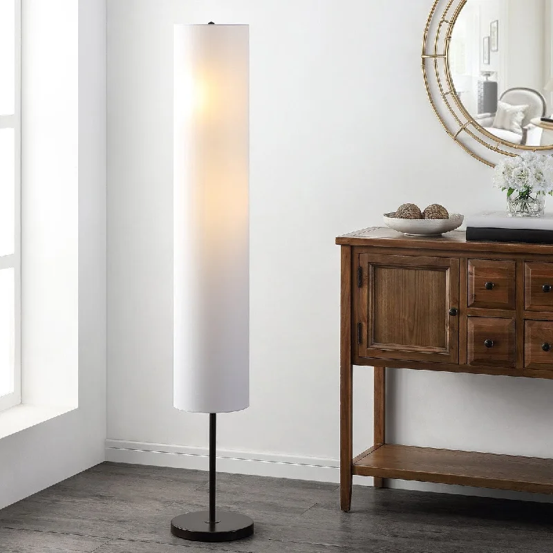 Bohemian Inspired Floor Lamp for Eclectic Home DecorBohemian Inspired Floor Lamp for Eclectic Home DecorSAFAVIEH Lighting Gladis 60-inch Cylinder Led Floor Lamp - 10" W x 10" L x 60" H - Black - 10Wx10Dx60H Bohemian Inspired Floor Lamp for Eclectic Home DecorBohemian Inspired Floor Lamp for Eclectic Home DecorSAFAVIEH Lighting Gladis 60-inch Cylinder Led Floor Lamp - 10" W x 10" L x 60" H - Black - 10Wx10Dx60H