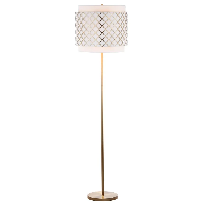 Industrial Style Floor Lamp with Exposed Bulbs for Loft ApartmentsIndustrial Style Floor Lamp with Exposed Bulbs for Loft ApartmentsSAFAVIEH Lighting Latrina 62-inch Gold Floor Lamp - 16.5"x16.5"x61.5" - 17Wx17Dx62H Industrial Style Floor Lamp with Exposed Bulbs for Loft ApartmentsIndustrial Style Floor Lamp with Exposed Bulbs for Loft ApartmentsSAFAVIEH Lighting Latrina 62-inch Gold Floor Lamp - 16.5"x16.5"x61.5" - 17Wx17Dx62H
